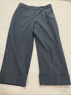 *3 for $10* Rafaella Navy Pinstripe Trousers 10